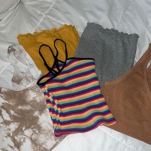 Crop Top/Bralette Variety Set